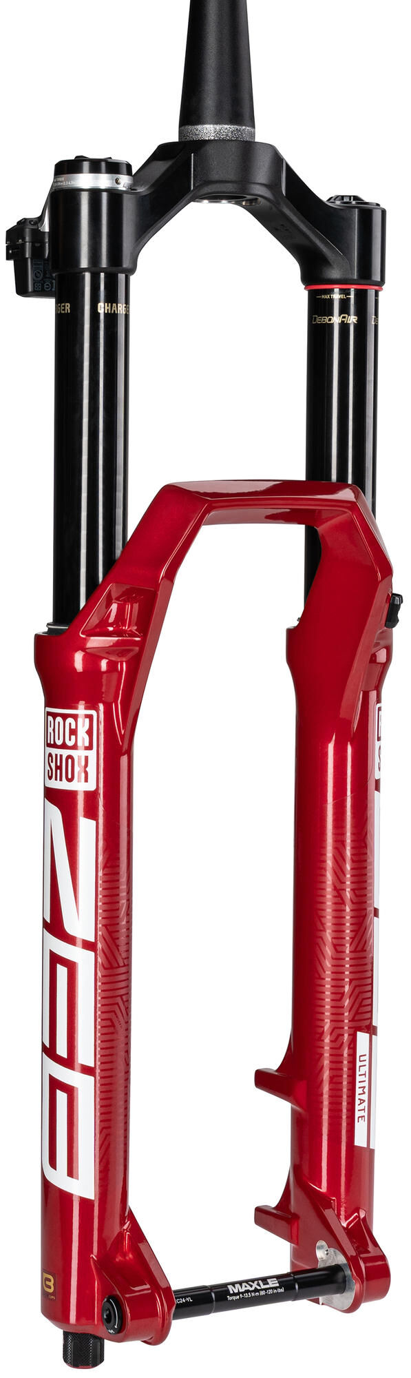 Rockshox suspension fork zeb ultimate flight attendant 27.5 + 29 boost susp.fork rs zeb ult. flight atten. 27.5 + red