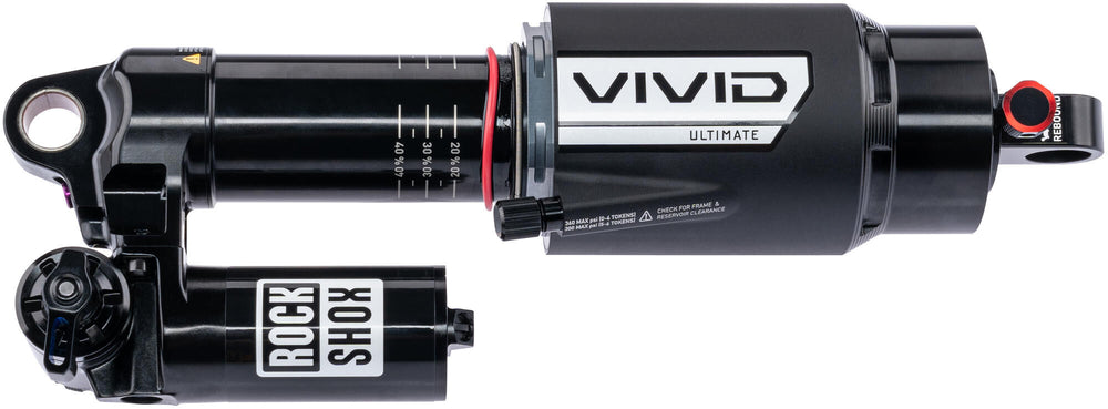 Rockshox shock absorber vivid ultimate rc2t rear shock rs vivid ult. rc2t 230 x 62.5mm
