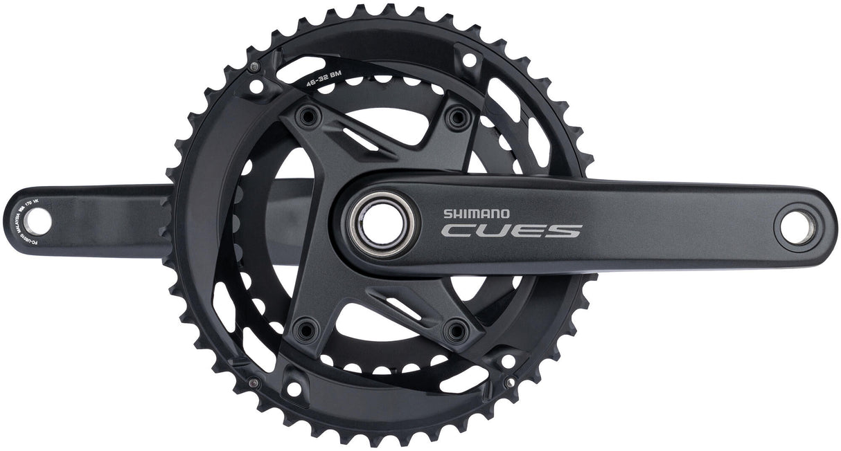 Shimano crankset cues fc-u6010-2 crankset shim.cues fc-u6010-2 170mm