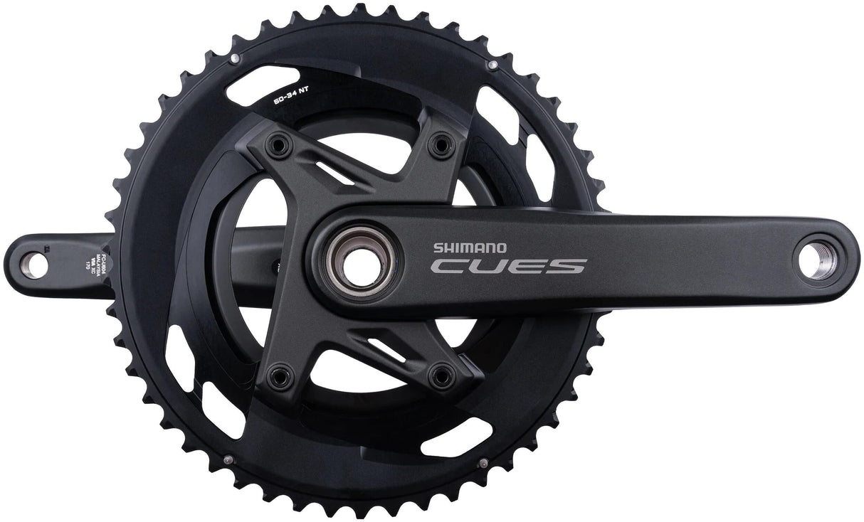 Shimano cues fc-u6040 9 manivela de 10 velocidades 50 34