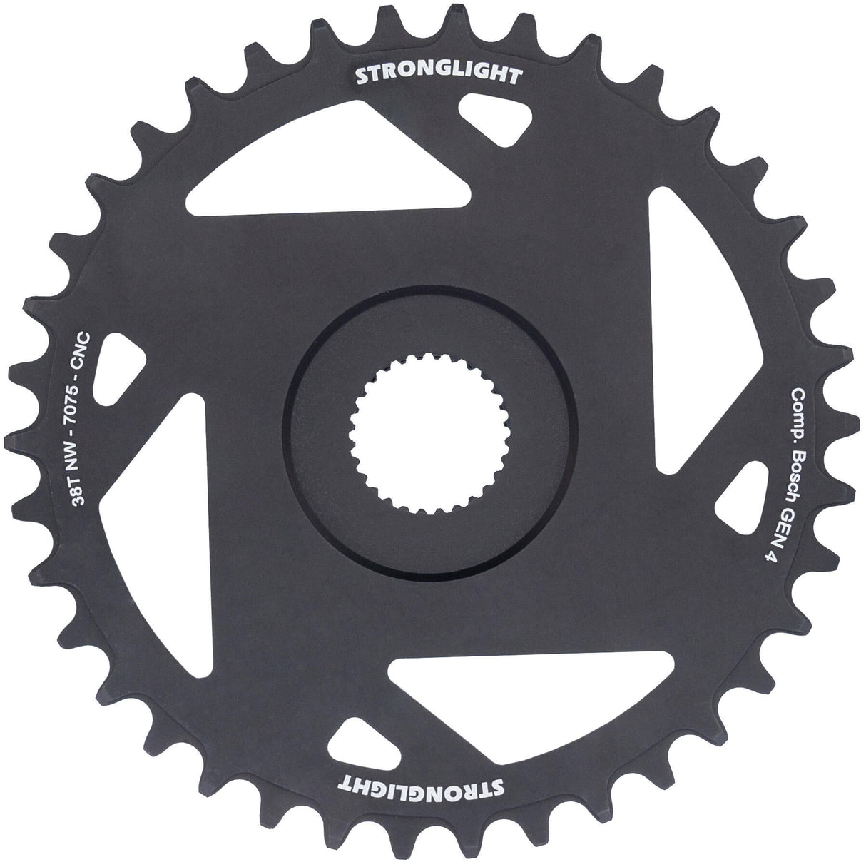 Stronglight chainring chain ring strongl. 38t 4gen.