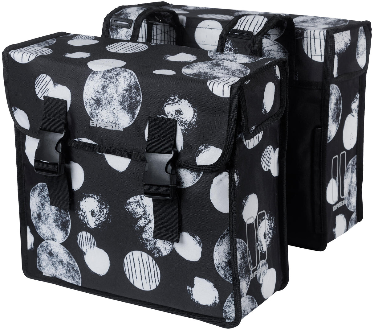 Basil Bag Mara XL Double | Sphere | Black grey