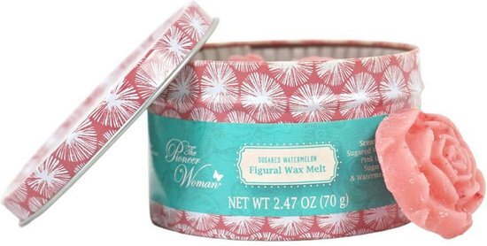 Miscellaneous wax melts sugared watermelon 10 pieces in vintage storage tin