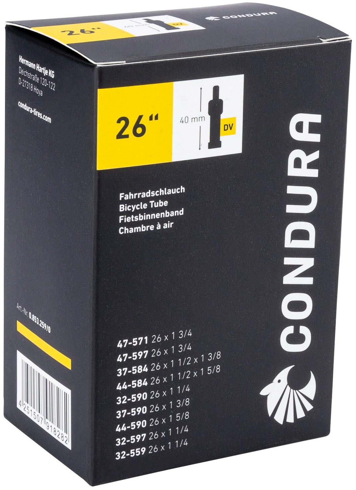 Condura inner tube - 26 tube 26 dv40 32 47-559 597