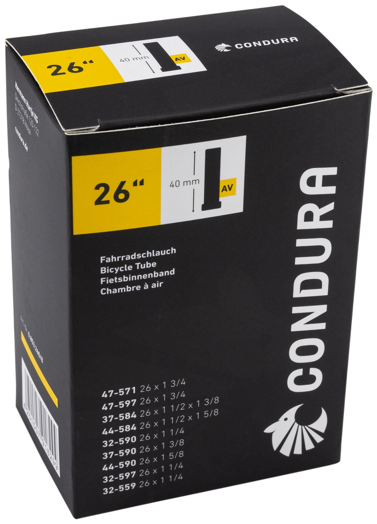 Condura inner tube - 26 tube 26 av40 32 47-559 597