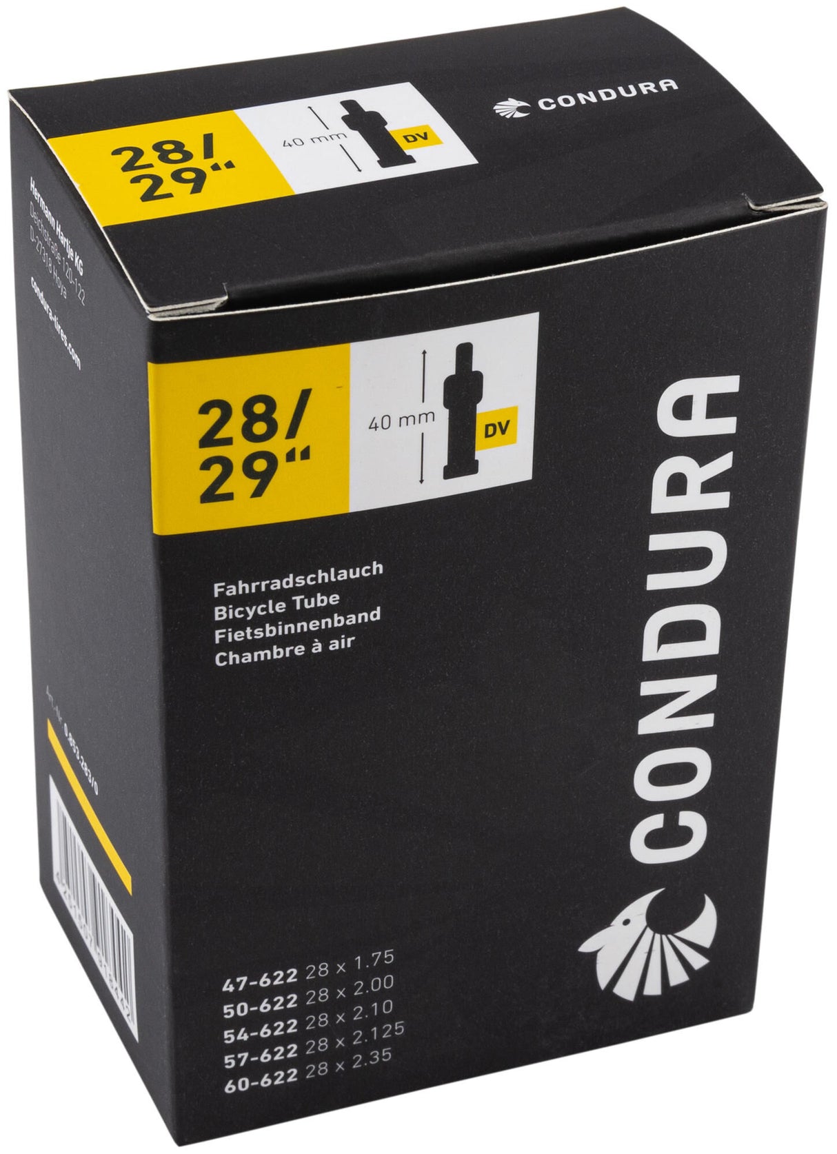Condura inner tube - 28 29 tube 28 29 dv40 47 60-622