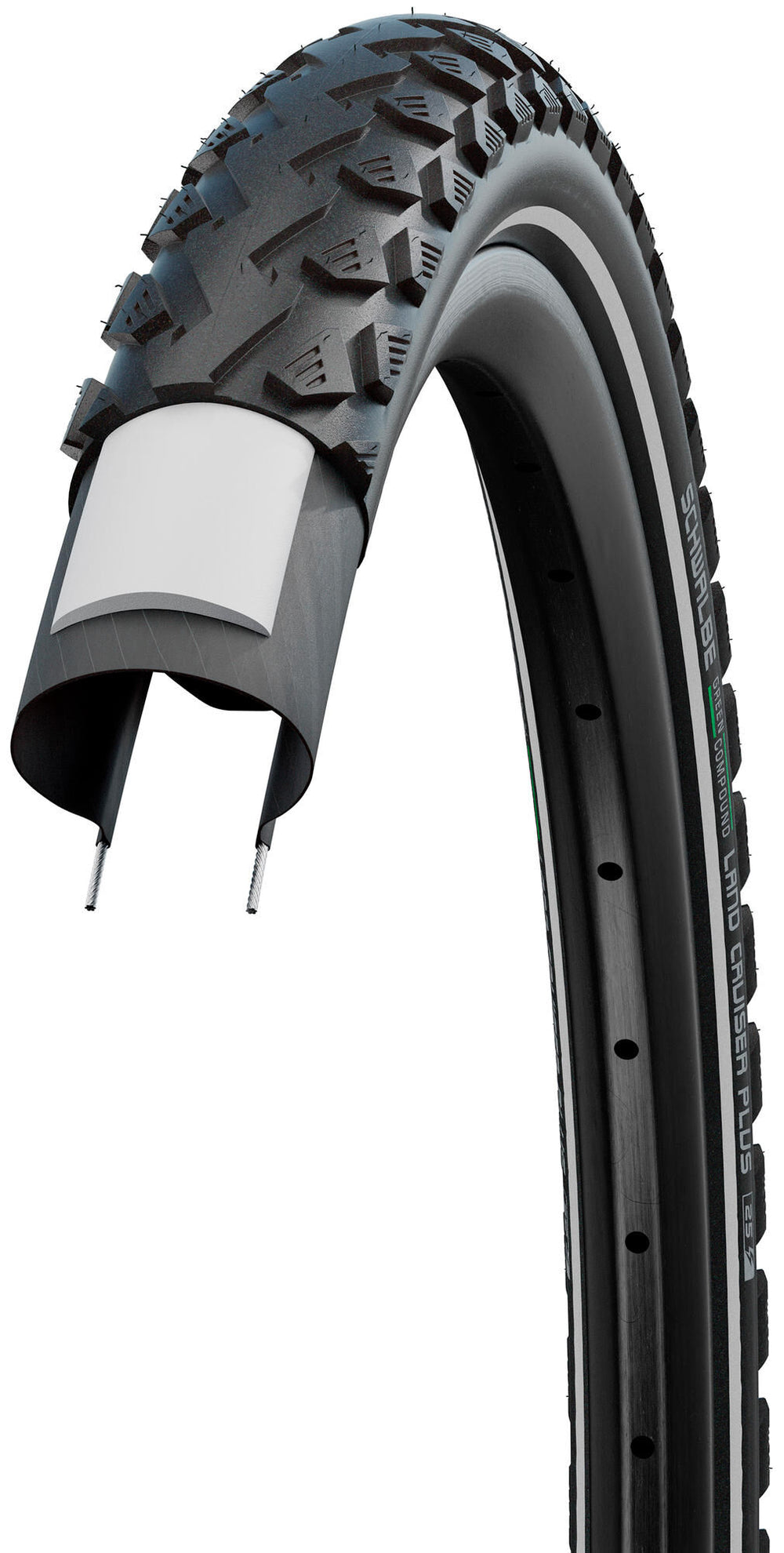 Schwalbe buitenband land cruiser plus active line tire land cruis. plus act.line 55-622