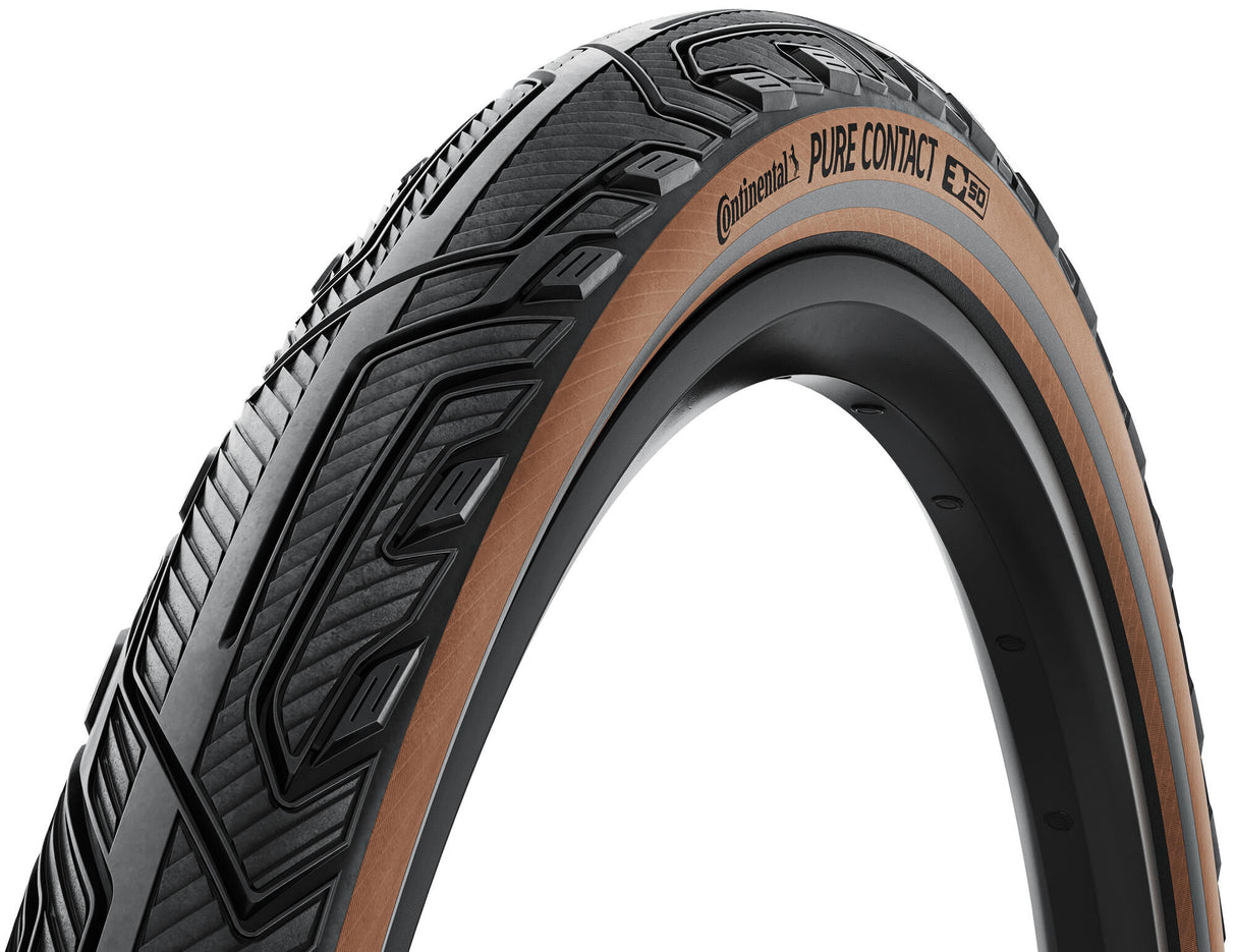 Continental pure contact outer tire conti pure contact 47-622 bl coffee reflex