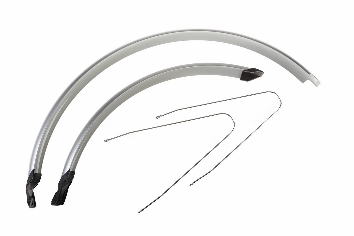 juego de guardabarros CR20A 28 pulgadas 60 mm plástico gris