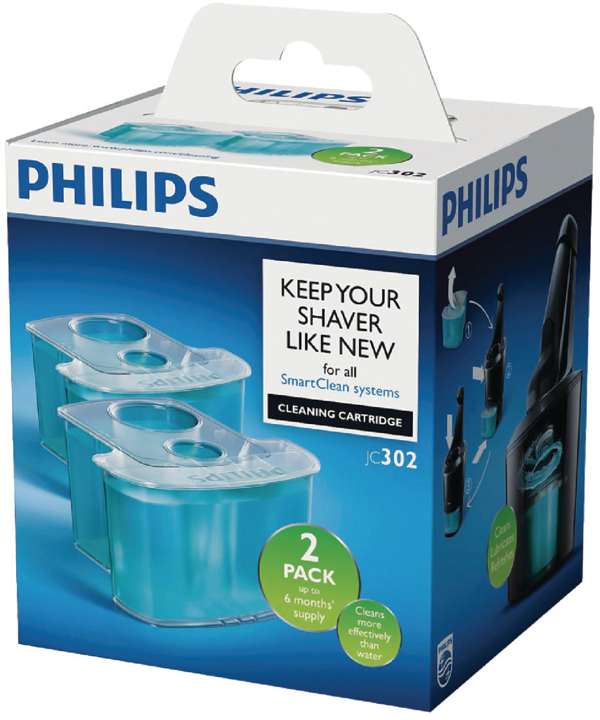 Philips jc302 50 smartclean cleaning cartridge 2-pack