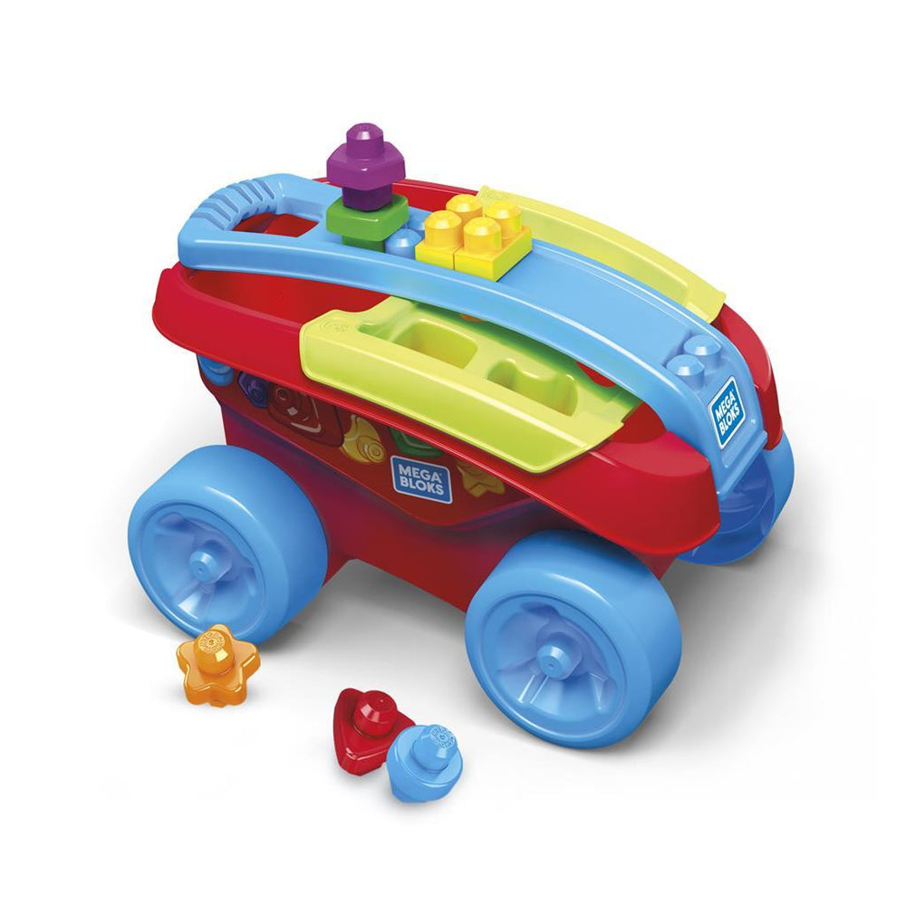 Fisher Price Mega Bloks Pull Cart Formsortierer