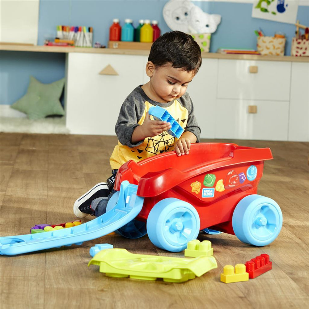Fisher Price Mega Bloks Pull Cart Formsortierer