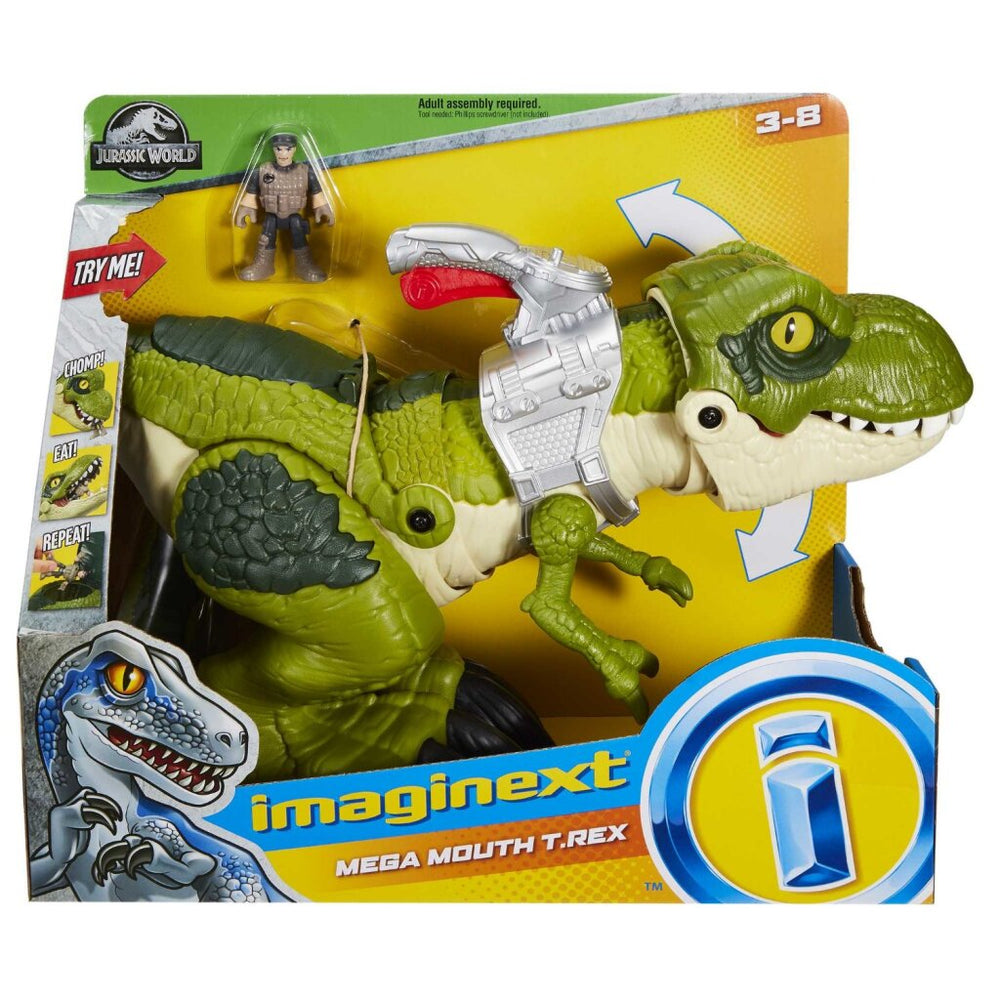 Fisher price imaginext mundo jurásico megamouth t-rex