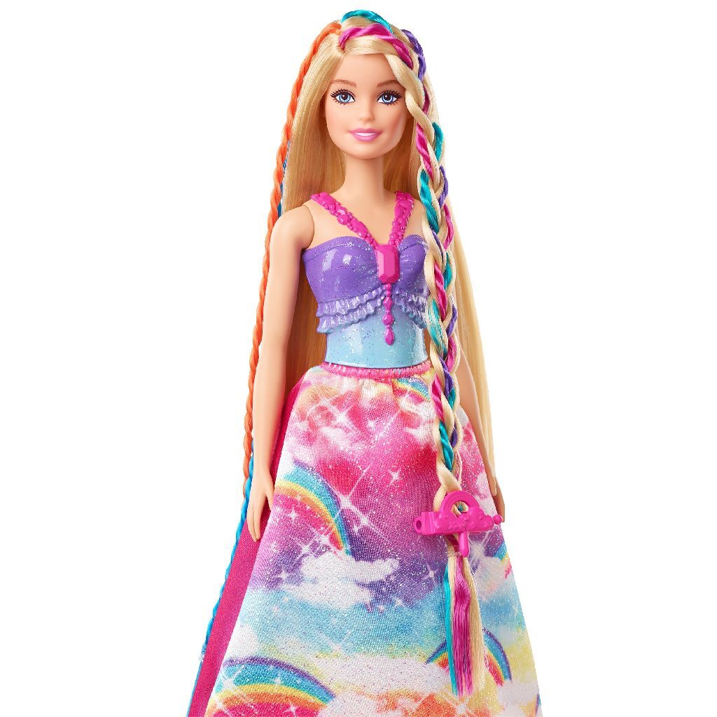 Barbie dreamtopia hair care doll + accessories