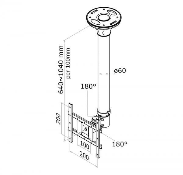 Neomounts por Newstar Techo Aid FPMA-C200