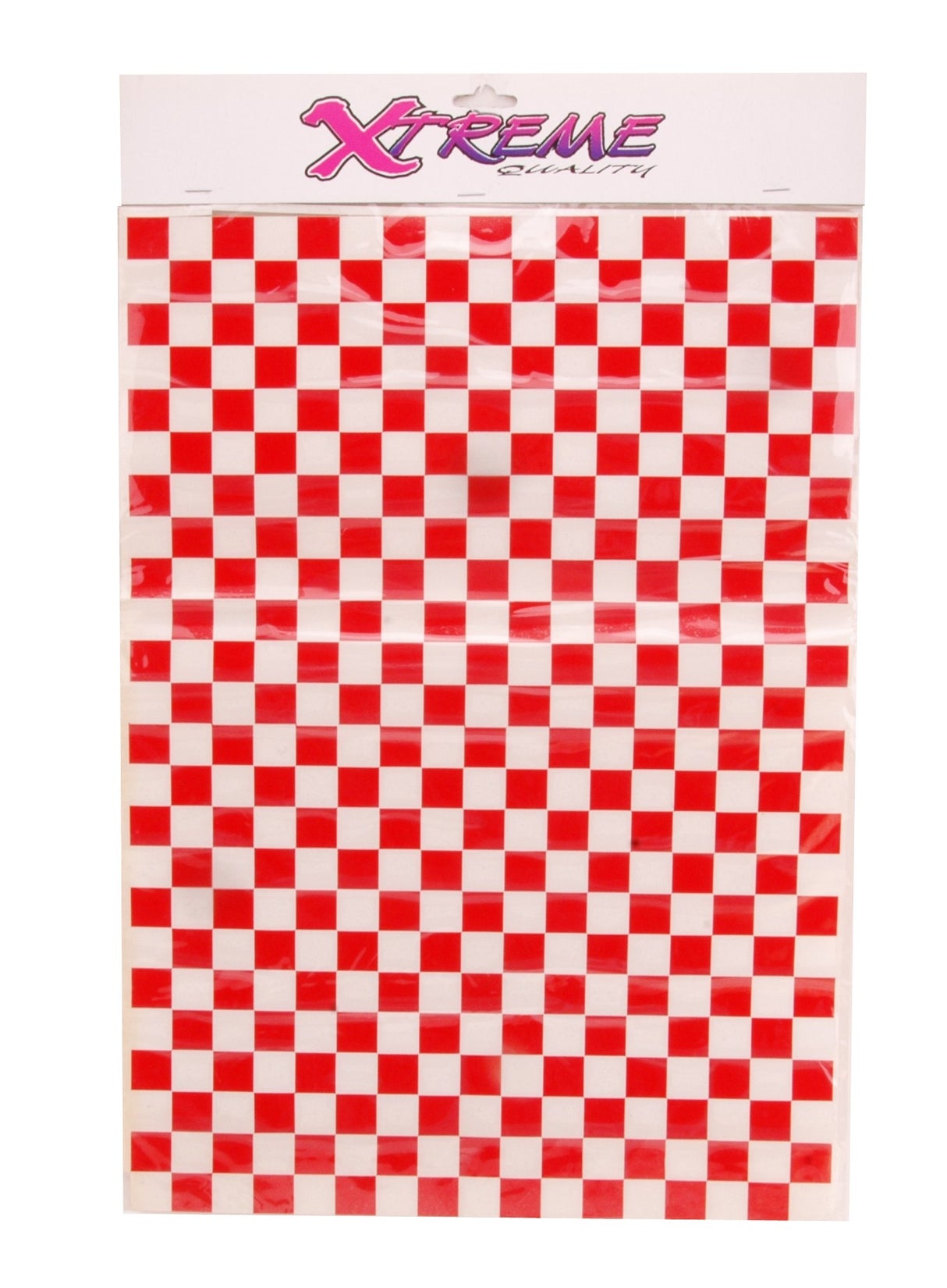 Forskellige klistermærke sæt blokeret flag rødt