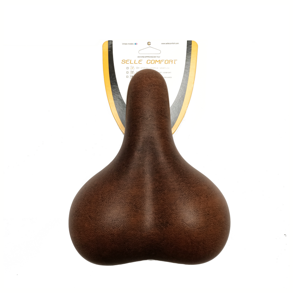 Selle Comfort Saddle City Brown, sin una soga