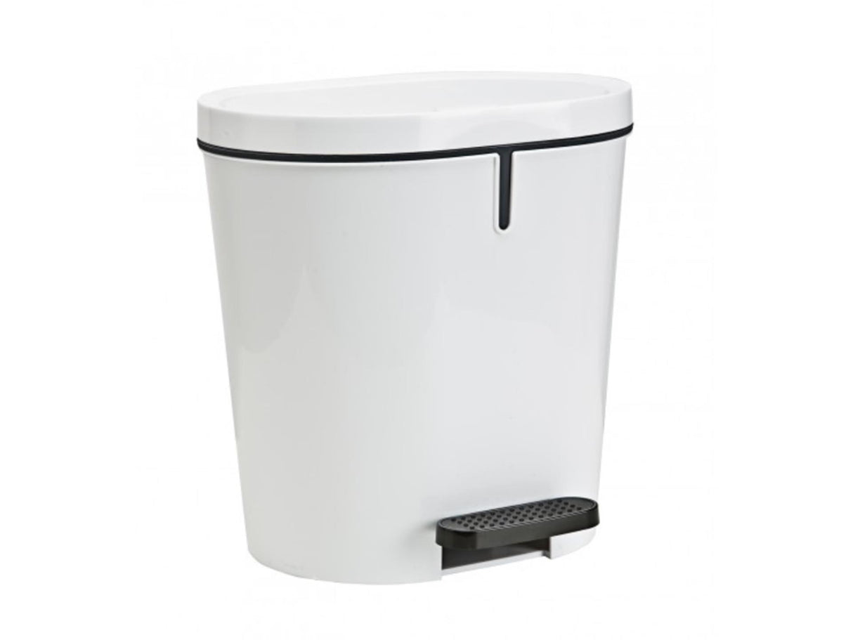 Sunware zamora pedal bin 8 l white antr