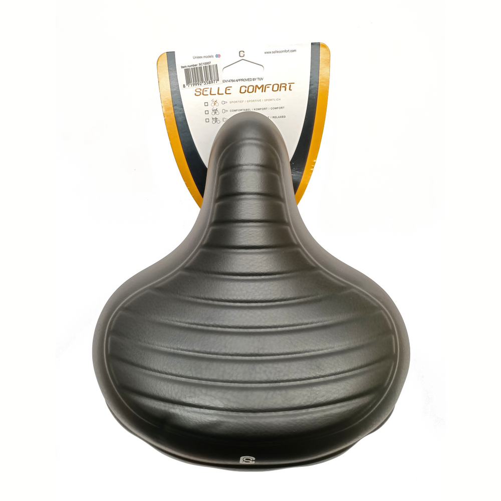 Selle Comfort Saddle Wave Black, sin una soga