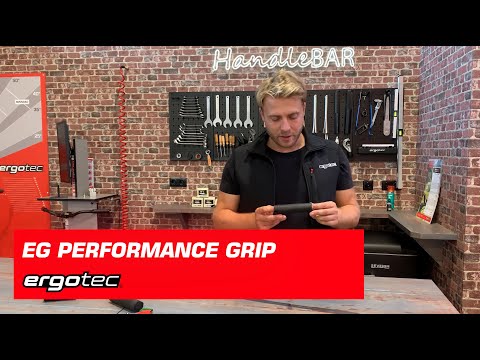 EC-Performance-Fahrradgriff 133 mm schwarzer TPE-Glasfaserverstärkung