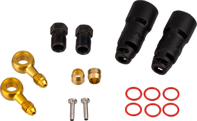 Jagwire mountain pro quick-fit adapter connection kit for brake hoses