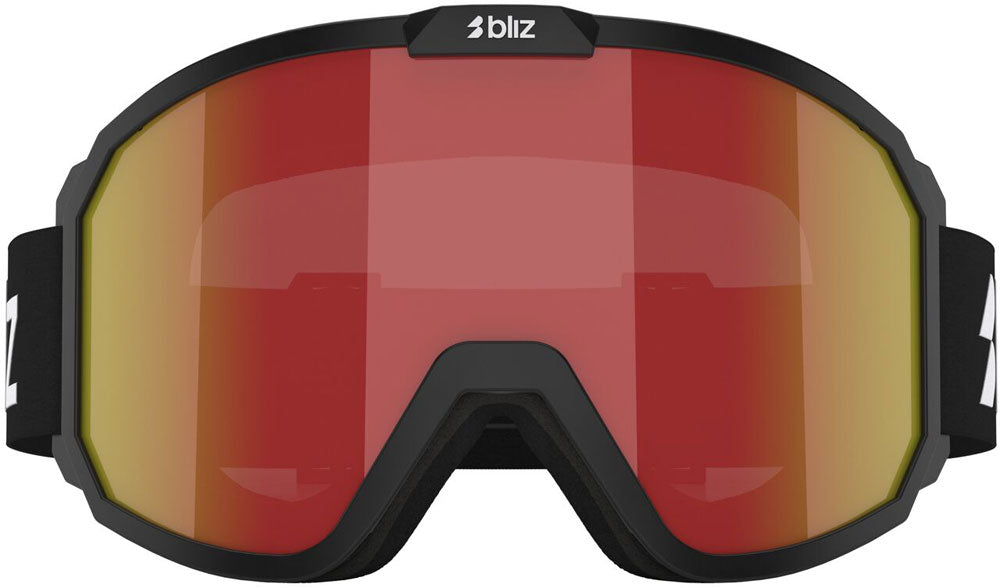 Bliz rave brown w red multi - ski goggle