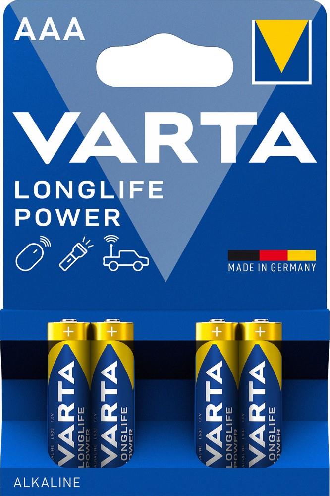 Varta AAA LR03 MINI Penlite Alkaline pro 4 Stücke auf der Karte