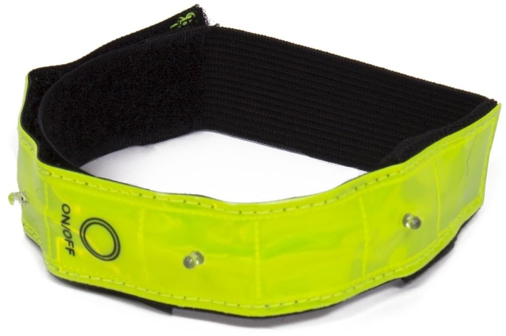 Led armband fluorgeel. incl batterijen