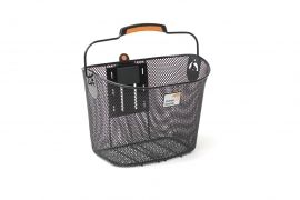 Tuscany Smartlock bicycle basket for 19 liters black