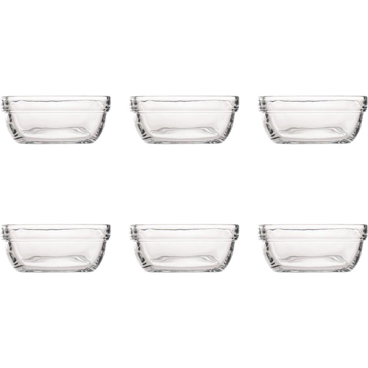 Duralex schaal carre 11cm 6 stuks