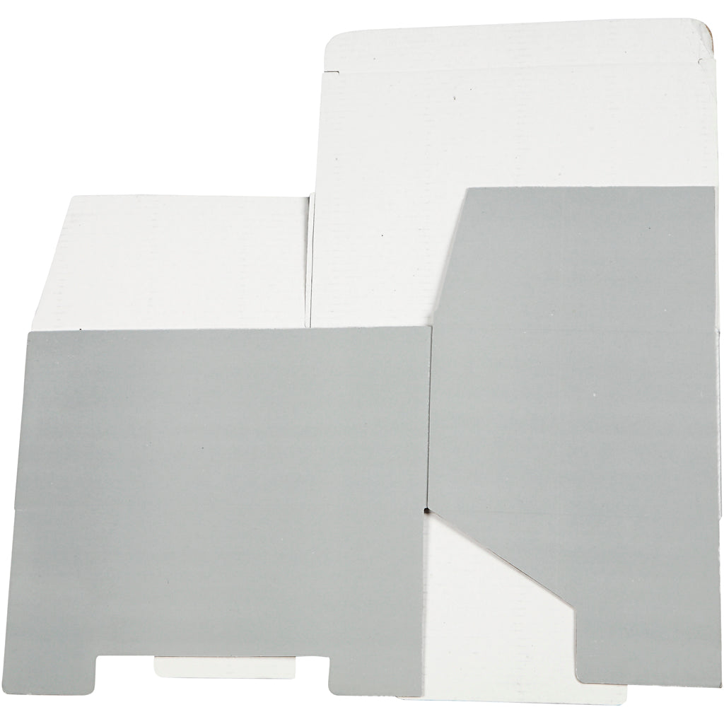 Creativ company cardboard box, h: 10 cm, l: 22 cm, w: 15.5 cm, light gray, 1 piece