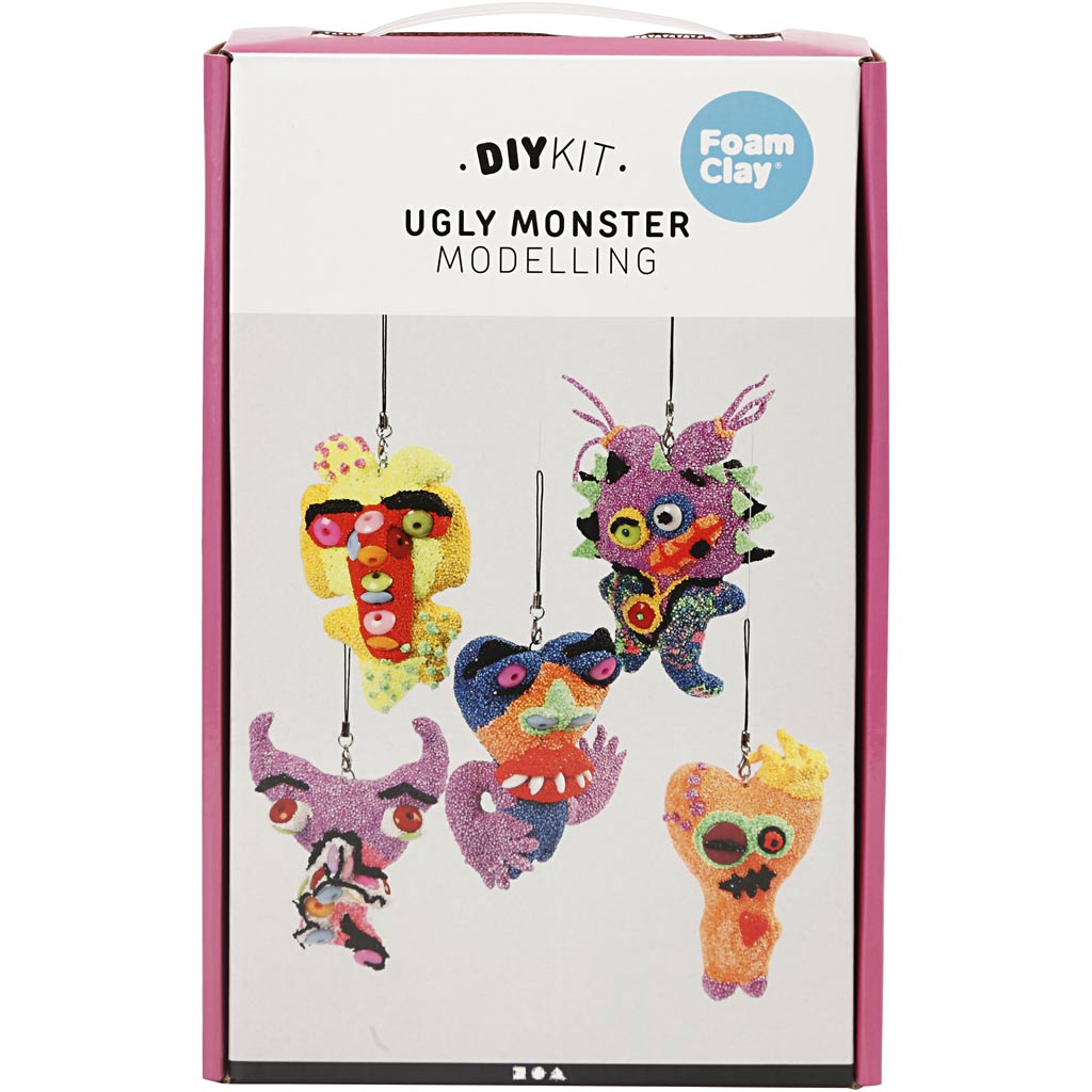 Foam clay ugly monsters, 1 set