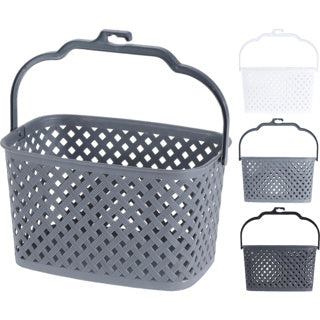 Clothes peg basket with handle 3 assorted