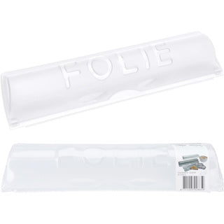 Foliehouder transparant 33.5 x 9 x 5 cm | 2 stuks