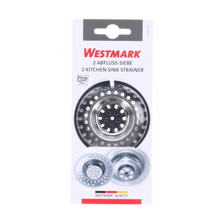 Westmark coladores de fregadero acero inoxidable 7 cm 2 piezas