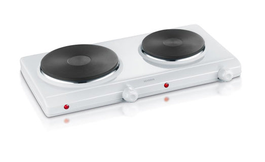 Severin double hob 2500w white dk 1042