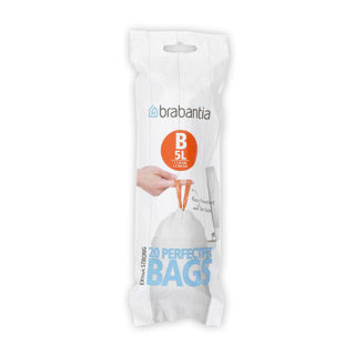 Brabantia waste bags perfectfit b 5l 20 pieces