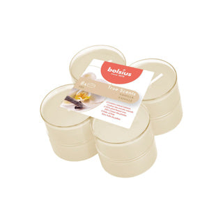 Bolsius Maxilichten True profumi Vanilla 8 pezzi
