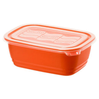 Rotho microondas caja 1 l eco papaya rojo