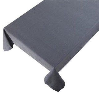 Toalha de mesa linho mais indi cinza 140 x 250 cm