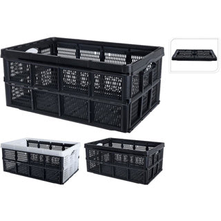 Folding crate 32l 48x35x24 2assorted
