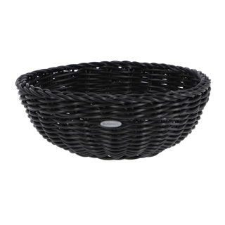 Cesta de pan Westmark redonda 23 x 9 cm negro | 3 piezas