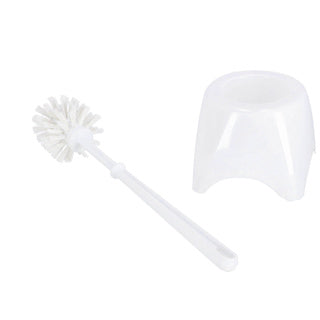 Imp toilet brush in plastic holder