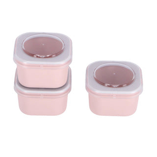Sonnenwaren Sigma Home Lunchboxen Set von 3 Pink