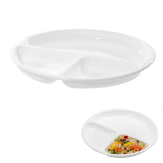 Westmark microwave plate with 3 compartments 25 cm white