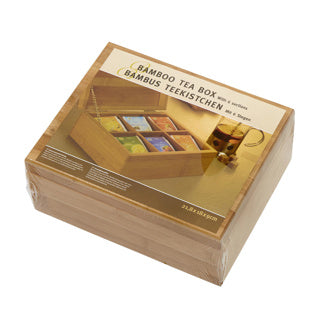 Theedoos bamboe | 2 stuks