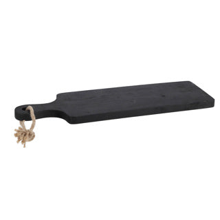 Basic cutting board rubberwood black
