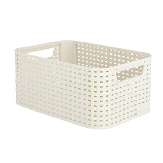Curver style storage basket size s 6 l white | 3 pieces