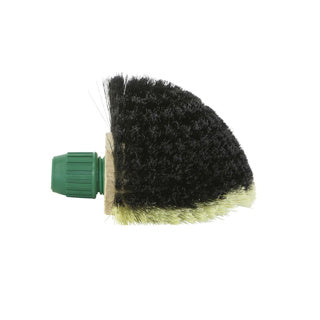 Luva capelli artificiali spettinati bianchi e neri con porta stelo