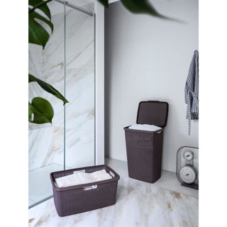 Basket à linge Curver Look 46L Gris foncé